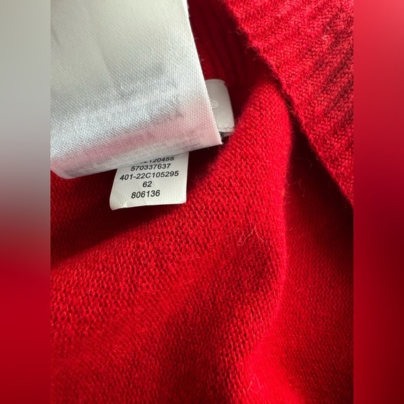 Chico’s Cotton/Cashmere Blend Studded Stretch Pocho Size S/M - Picture 5 of 9